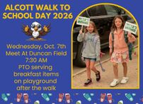Alcott Walk to School Day 2026 image