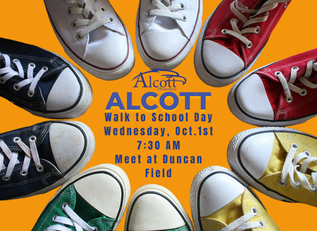 Alcott Walk to School Day-Wed. Oct, 1 image