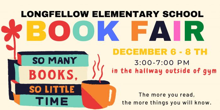 Come one & all to the book fair. image