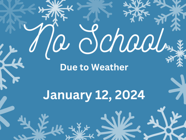 No School- January 12 image