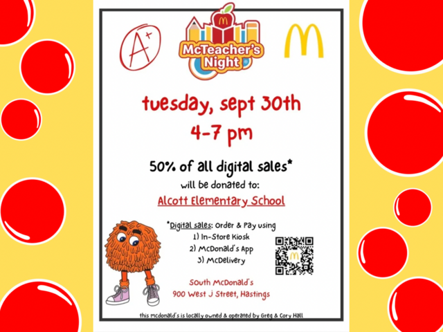 McTeachers Night PTO Fundraiser image