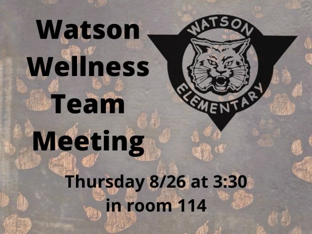 Watson Wellness Team Meeting image