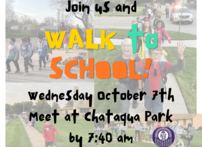 October Walk to School image