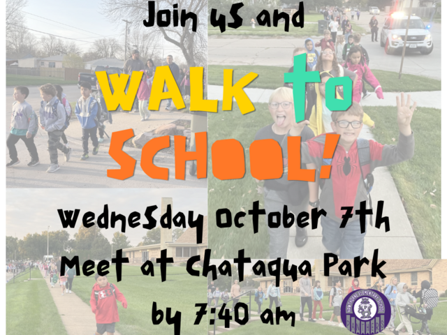 October Walk to School image
