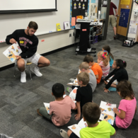 Image 6 from Hastings College Wrestlers Read to 1st Grade gallery 