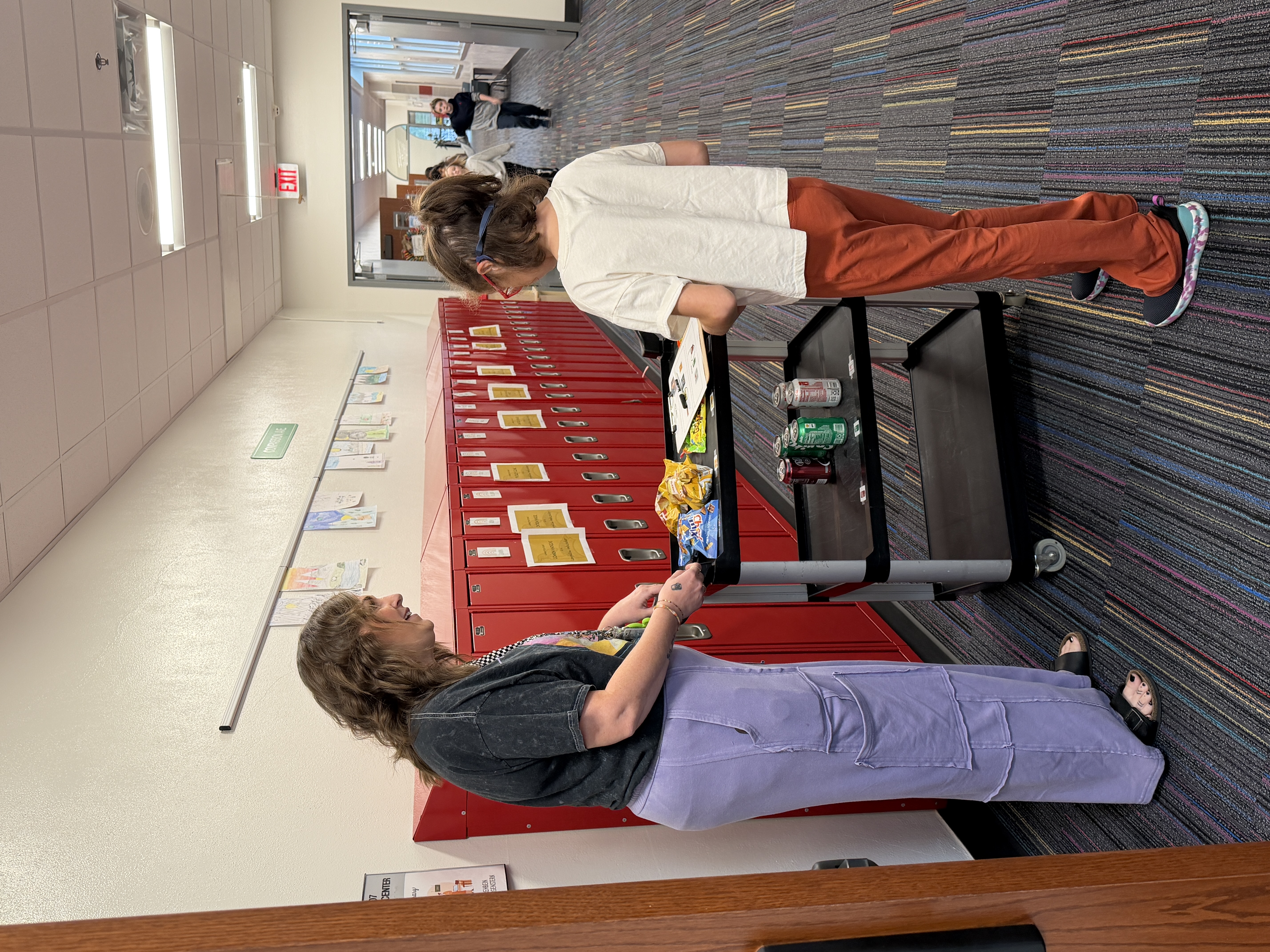 Snack Cart is rolling into Longfellow for staff.